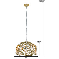 Varaluz 286P03SICM Bermuda 3 Light 18 inch Silver and Champagne Mist Pendant Ceiling Light in Silver with Champagne Mist 286P03SICM_dim.jpg thumb