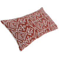Varaluz 421A02RE Tribal 18 X 4 inch Red Throw Pillow in Tribal Red, Varaluz Casa 421A02RE_2.jpg thumb