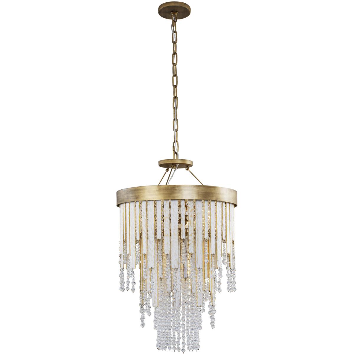 Varaluz 359C04HG Lafayette 4 Light 18 inch Havana Gold Chandelier Ceiling Light