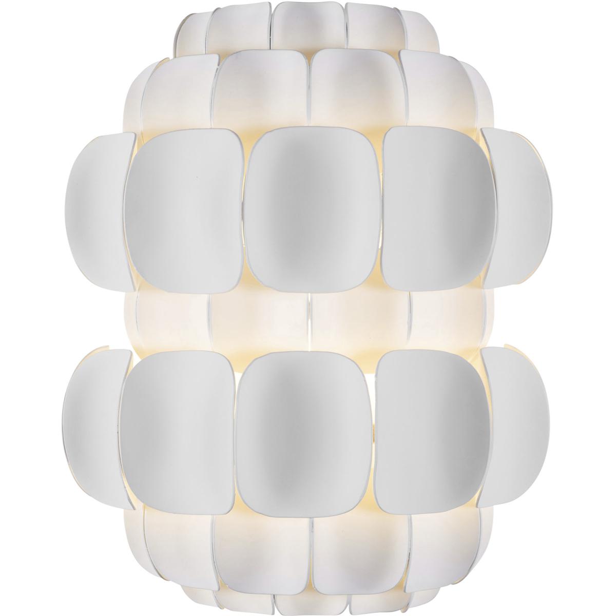 Varaluz 382W01MW Swoon 1 Light 10 inch Matte White Wall Sconce Wall Light, Smithsonian Collaboration