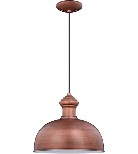 Vaxcel T0410 Franklin 1 Light 13 Inch Brushed Copper Outdoor