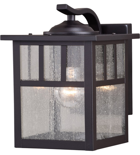 Vaxcel T0443 Mission 1 Light 10 inch Oil Burnished Bronze Outdoor Wall