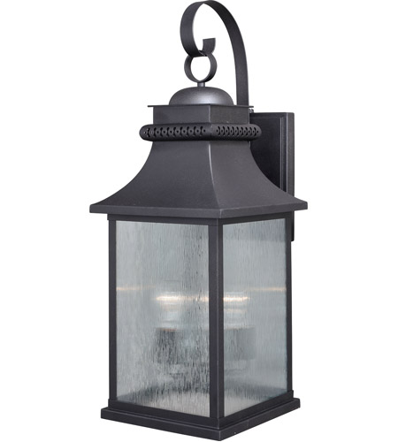 Vaxcel T0475 Cambridge 3 Light 27 inch Oil Rubbed Bronze Outdoor Wall