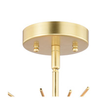Vaxcel C0227 Nikko 4 Light 16 inch Gold Semi-Flush Mount Ceiling Light C0227-1.jpg thumb