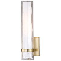 Vaxcel W0309 Vilo 1 Light 5 inch Golden Brass Bathroom Light Wall Light thumb