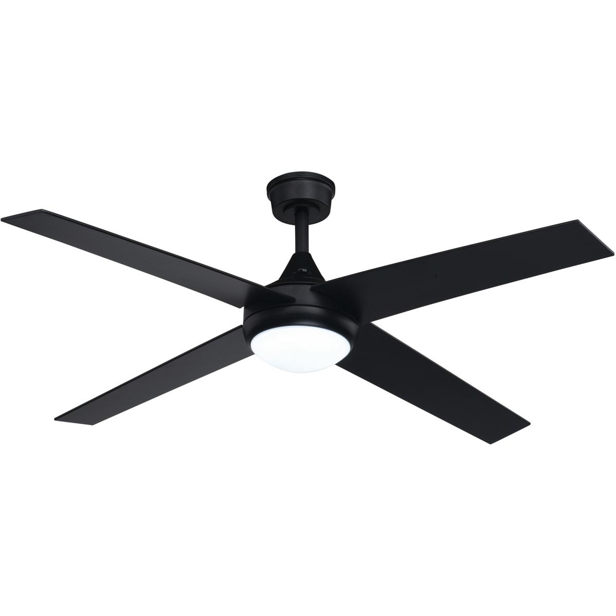Vaxcel F0125 Hamlin 22.83 inch Black with Black-Brown Hickory Blades Ceiling Fan