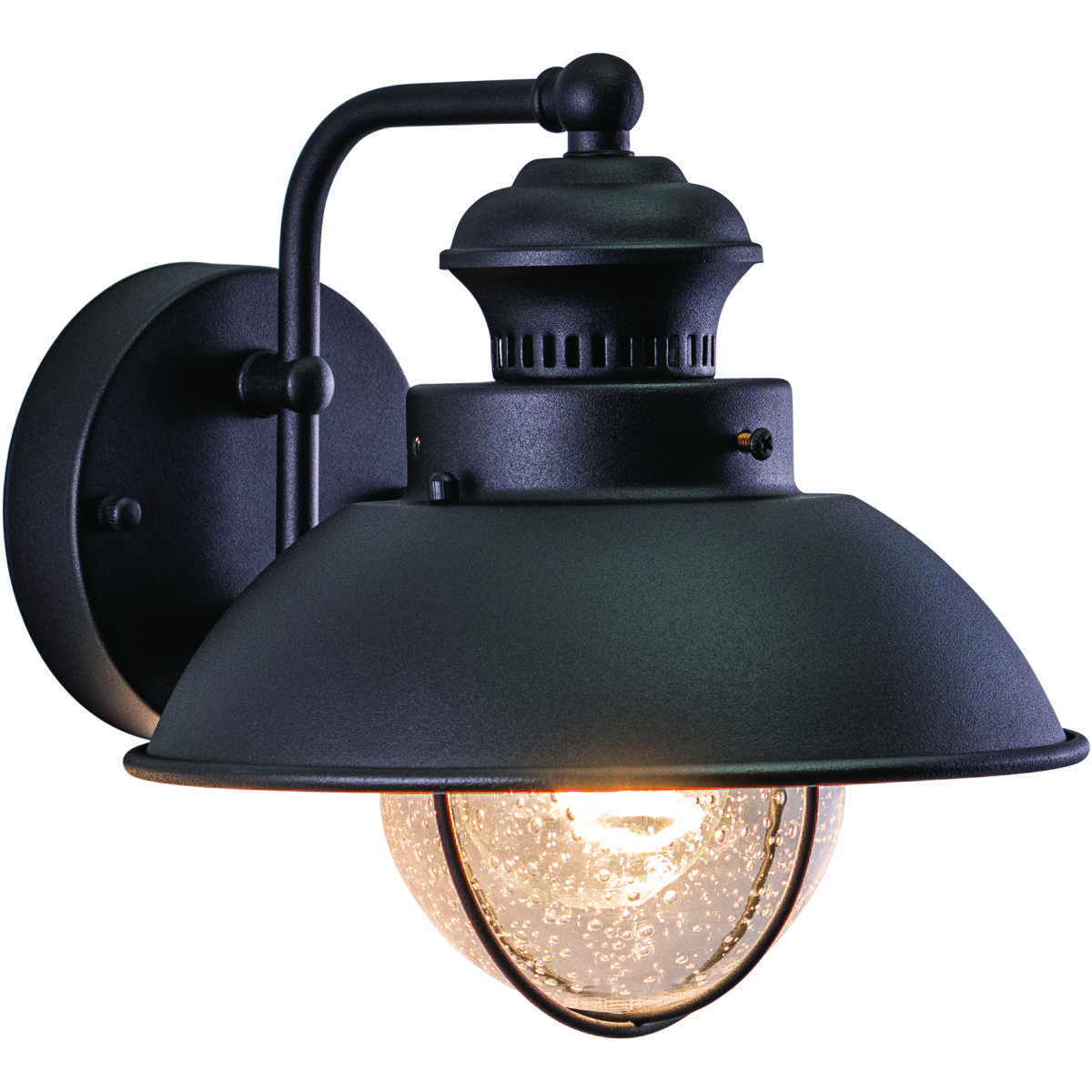 Vaxcel OW21581TB Harwich LED 8 inch Textured Black Outdoor Wall