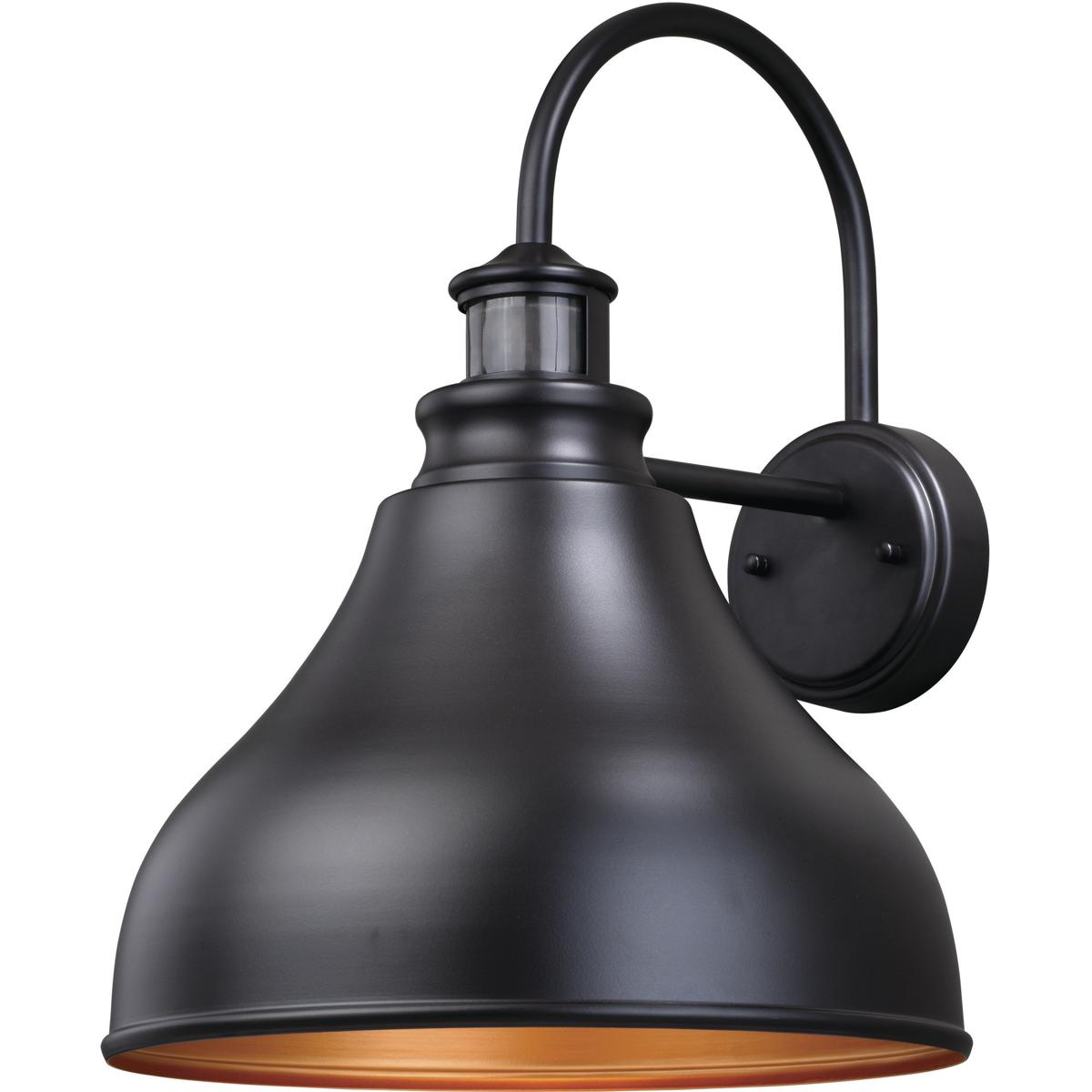 Vaxcel T0258 Delano Oil Burnished Bronze and Light Gold Outdoor Motion Sensor