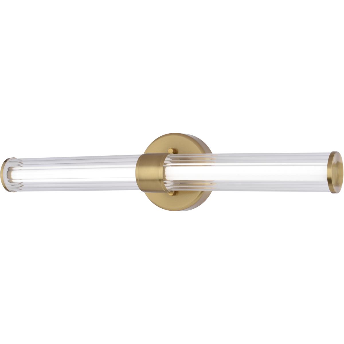 Vaxcel W0553 Division 1 Light 24 inch Bright Gold Bathroom Light Wall Light