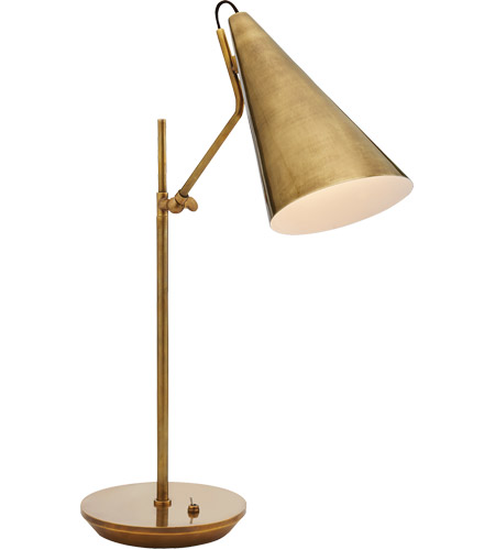 Visual Comfort ARN3010HAB-HAB AERIN Clemente 21 inch 60.00 watt Hand-Rubbed Antique Brass Table Lamp Portable Light