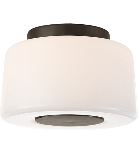 Visual Comfort Bbl4105bz Wg Barbara Barry Acme 3 Light 9 Inch Bronze Flush Mount Ceiling Light Small