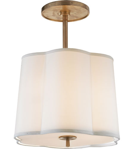 Barbara Barry Simple 3 Light Pendants in Soft Brass BBL5016SB S