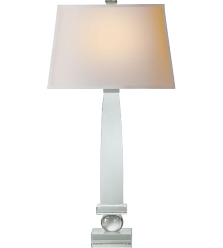 Visual Comfort CHA8993CG-NP E. F. Chapman Entarsus 30 inch 100 watt Crystal Decorative Table Lamp Portable Light 