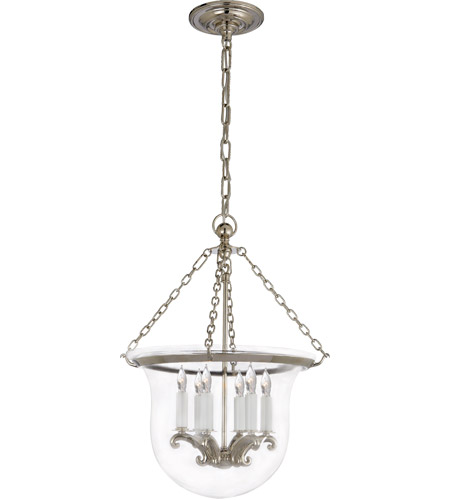 E.F. Chapman Country 6 Light Pendants in Polished Nickel CHC2117PN