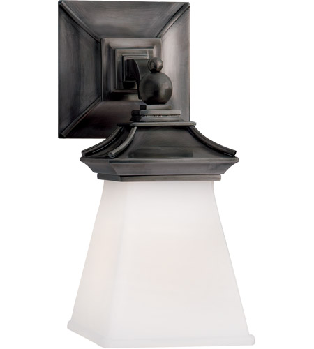 Visual Comfort CHD1515BZ-WG E. F. Chapman Chinoiserie 1 Light 5 inch Bronze Bath Wall Light