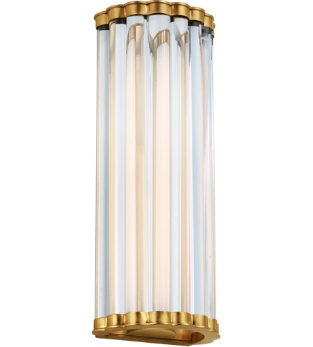 Visual Comfort CHD2925AB-CG Chapman & Myers Kean LED 6 inch Antique-Burnished Brass Sconce Wall Light
