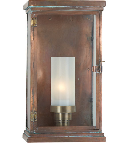 Visual Comfort CHO2224NC E. F. Chapman Somerset 1 Light 18 inch Natural Copper Outdoor Wall Lantern