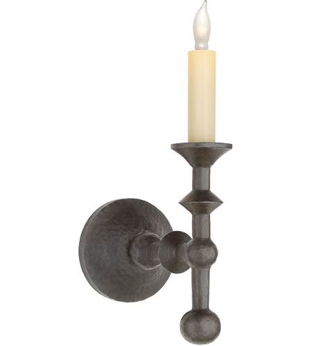Visual Comfort CS2102AI Christopher Spitzmiller Harlow 1 Light 5 inch Aged Iron Tail Sconce Wall Light