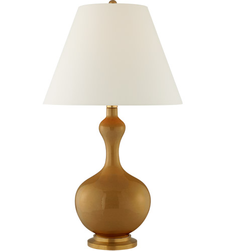 Visual Comfort CS3603DKH-PL Christopher Spitzmiller Addison 34 inch 100.00 watt Dark Honey Table Lamp Portable Light