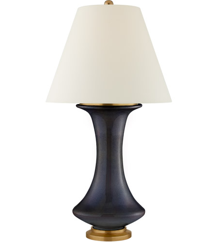 Visual Comfort CS3626MBB-PL Christopher Spitzmiller Nota 29 inch 100 watt Mixed Blue Brown Table Lamp Portable Light