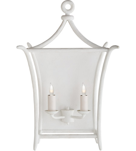 Visual Comfort Jn2612pw Julie Neill Aria 2 Light 14 Inch Plaster White Wall Sconce Wall Light Large