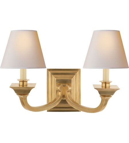 Studio Edgartown 2 Light Wall Sconces in Hand Rubbed Antique Brass MS2013HAB NP