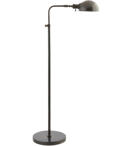 Watt Bronze Task Floor Lamp Portable Light, Bronze Pharmacy Floor Lamp