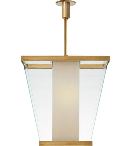 Visual Comfort SC5020AB-WG Eric Cohler Marin 6 Light 21 inch Antique-Burnished Brass Ceiling Lantern Ceiling Light, Eric Cohler, Medium, White Glass photo