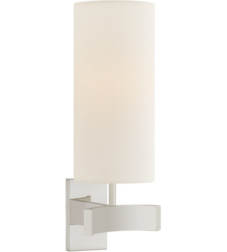 Visual Comfort Sk2551pn L Suzanne Kasler Aimee 1 Light 5 Inch Polished Nickel Wall Sconce - Polished Nickel Wall Sconce With Shade
