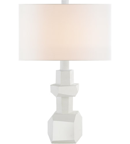 Suzanne Kasler Vienne 27 Inch, White Plaster Table Lamps
