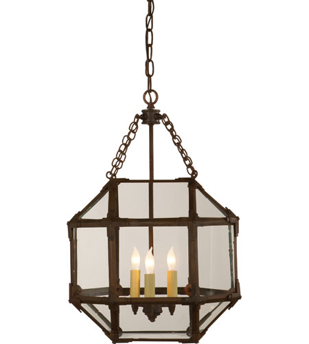 Suzanne Kasler Morris 3 Light Pendants in Antique Zinc SK5008AZ CG