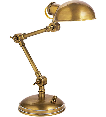 Visual Comfort SL3025HAB E. F. Chapman Pixie 13 inch 25.00 watt Hand Rubbed Antique Brass Task Table Lamp Portable Light