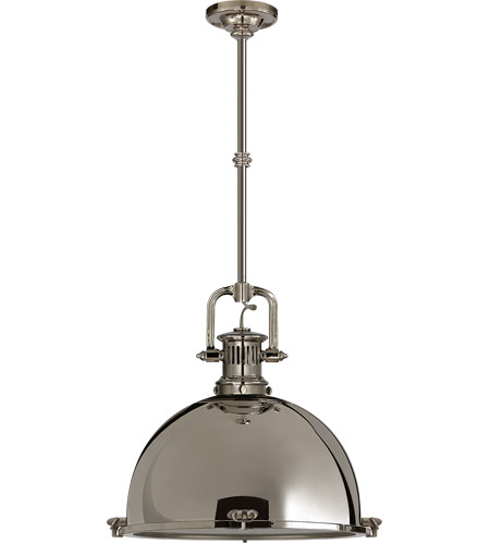 Visual Comfort Sl5175pn Pn1 E F Chapman Yoke 1 Light 18 Inch Polished Nickel Pendant Ceiling Light