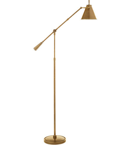 brass adjustable floor lamp