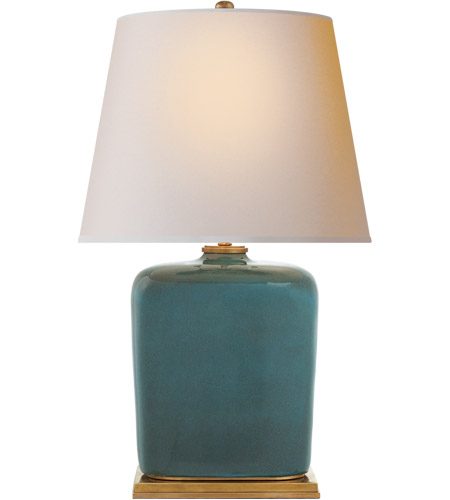 Oslo Blue Table Lamp Portable Light, Thomas O Brien Table Lampshade