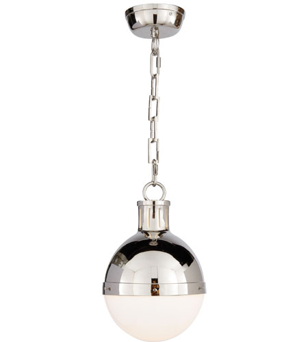 Thomas Obrien Hicks 1 Light Pendants in Polished Nickel TOB5062PN WG