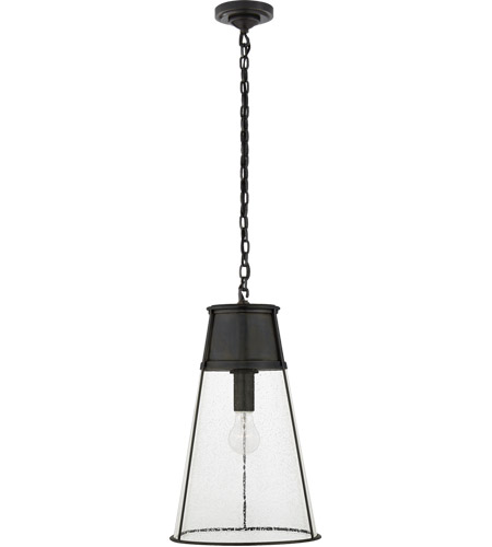 Bronze Pendant Light visual comfort tob5753bz sg thomas obrien robinson 1 light 12 inch bronze pendant ceiling light in seeded glass thomas o brien large seeded glass