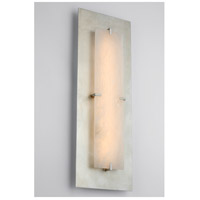 Visual Comfort ARN2923BSL/ALB AERIN Dominica LED 10 inch Burnished Silver Leaf and Alabaster Rectangle Sconce Wall Light, Large ARN2923BSLALB_2_Detail.jpg thumb