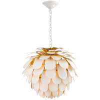 Visual Comfort Chc5157wht G E F Chapman Cynara 1 Light 29 Inch Plaster White Chandelier Ceiling Light Large