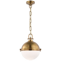 Visual Comfort CHC5490AB-WG Chapman & Myers Adrian LED 14 inch Antique-Burnished Brass Globe Pendant Ceiling Light, Large thumb