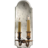Visual Comfort CHD1172AM/AB E. F. Chapman Kensington 1 Light 6 inch Antique Mirror with Antique Brass Decorative Wall Light photo thumbnail