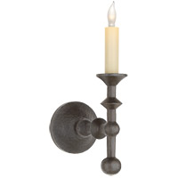 Visual Comfort CS2102AI Christopher Spitzmiller Harlow 1 Light 5 inch Aged Iron Tail Sconce Wall Light thumb