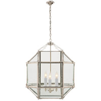 Visual Comfort SK5009PN-CG Suzanne Kasler Morris 3 Light 19 inch Polished Nickel Foyer Pendant Ceiling Light in Clear Glass photo thumbnail