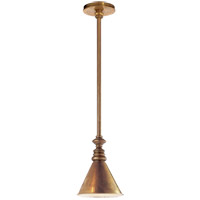 Visual Comfort SL5125HAB/SLD-HAB E. F. Chapman Boston 1 Light 7 inch Hand-Rubbed Antique Brass Pendant Ceiling Light thumb