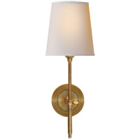 Visual Comfort TOB2002HAB-NP Thomas O'Brien Bryant 1 Light 6 inch Hand-Rubbed Antique Brass Decorative Wall Light in Natural Paper photo thumbnail