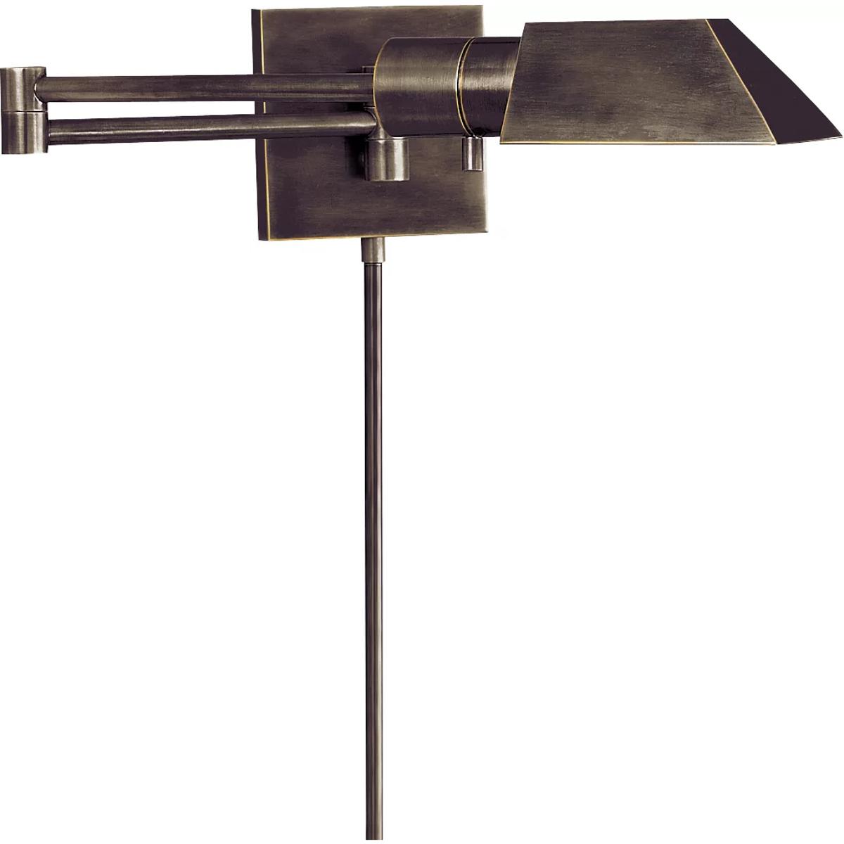 Visual Comfort Signature Collection 82034BZ Studio 24 inch 40 watt Bronze Swing Arm Wall Light