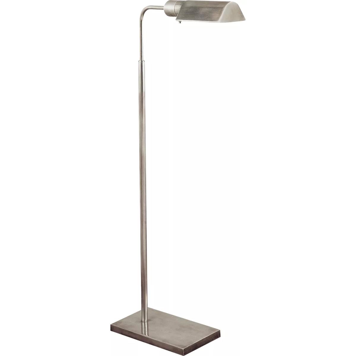 Visual Comfort Signature Collection 91025AN Studio 34 inch 60 watt Antique Nickel Adjustable Floor Lamp Portable Light