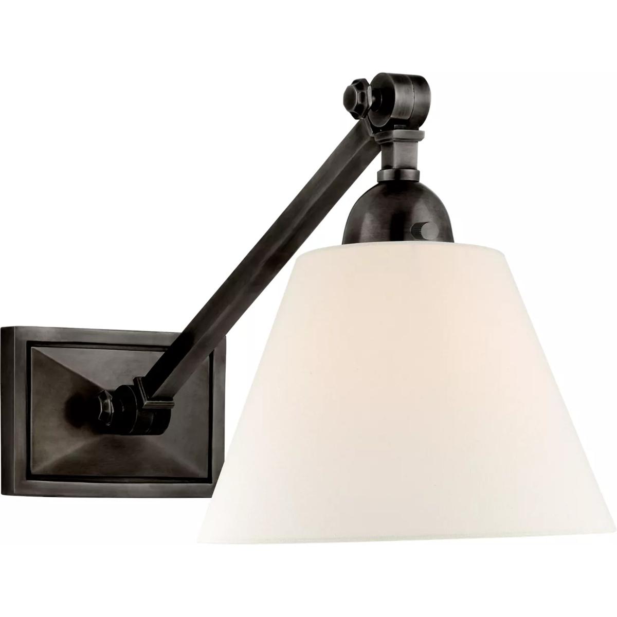 Visual Comfort Signature Collection AH2325GM-L Alexa Hampton Jane 1 Light 7.5 inch Gun Metal Single Library Wall Light