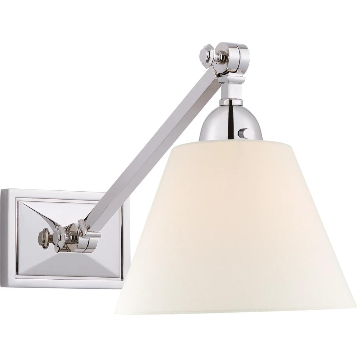 Visual Comfort Signature Collection AH2325PN-L Alexa Hampton Jane 1 Light 7.5 inch Polished Nickel Single Library Wall Light