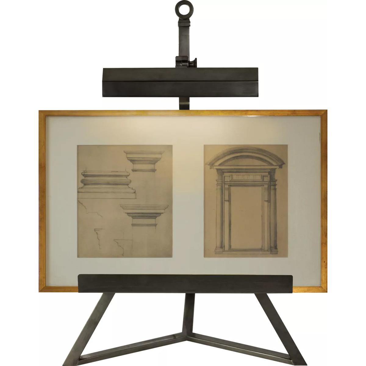 Visual Comfort Signature Collection AH3500GM Alexa Hampton Estelle 22.25 inch 40 watt Gun Metal Display Lamp Portable Light